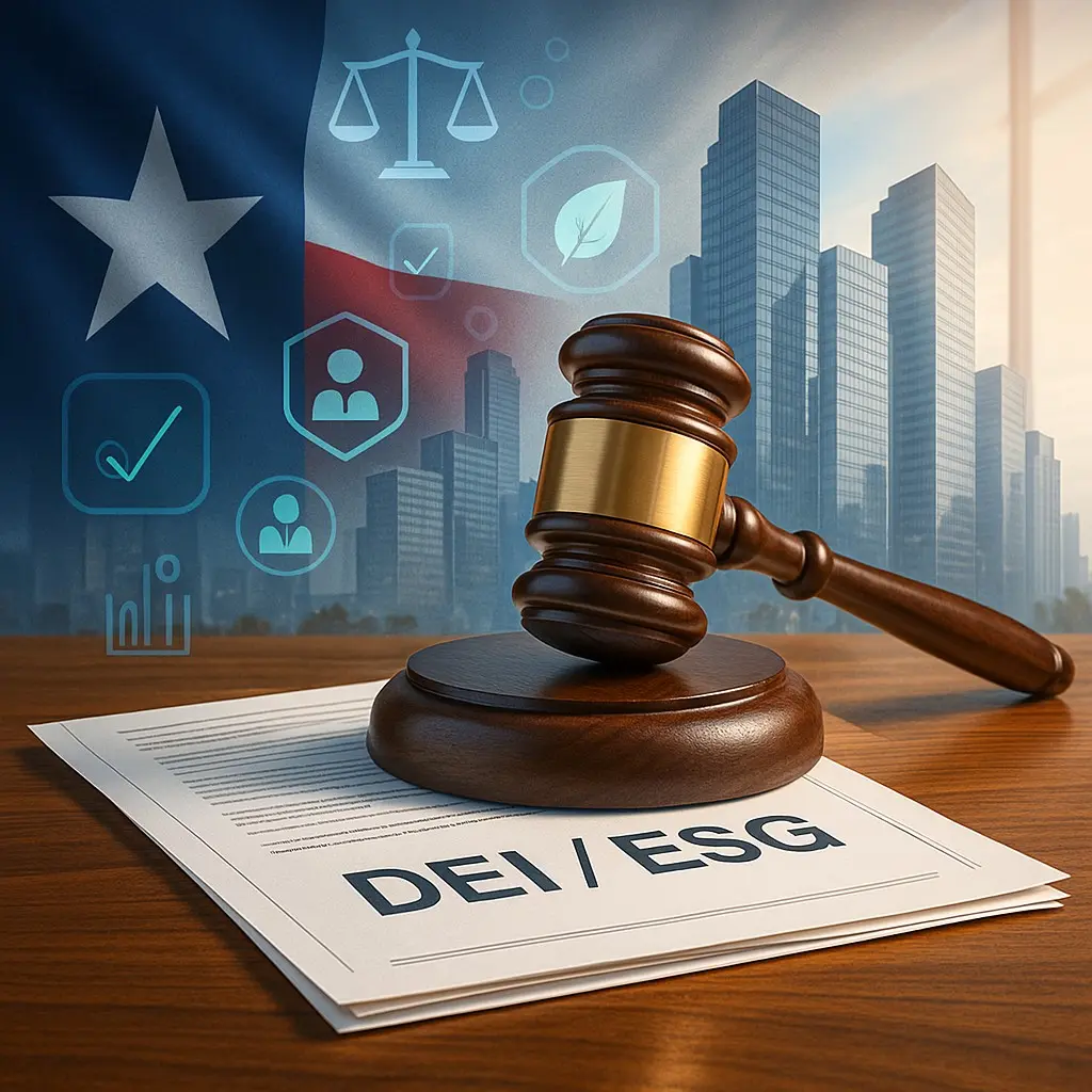 Texas DEI/ESG Advisory Ban Blocked - What It Means for Corporate Counsel