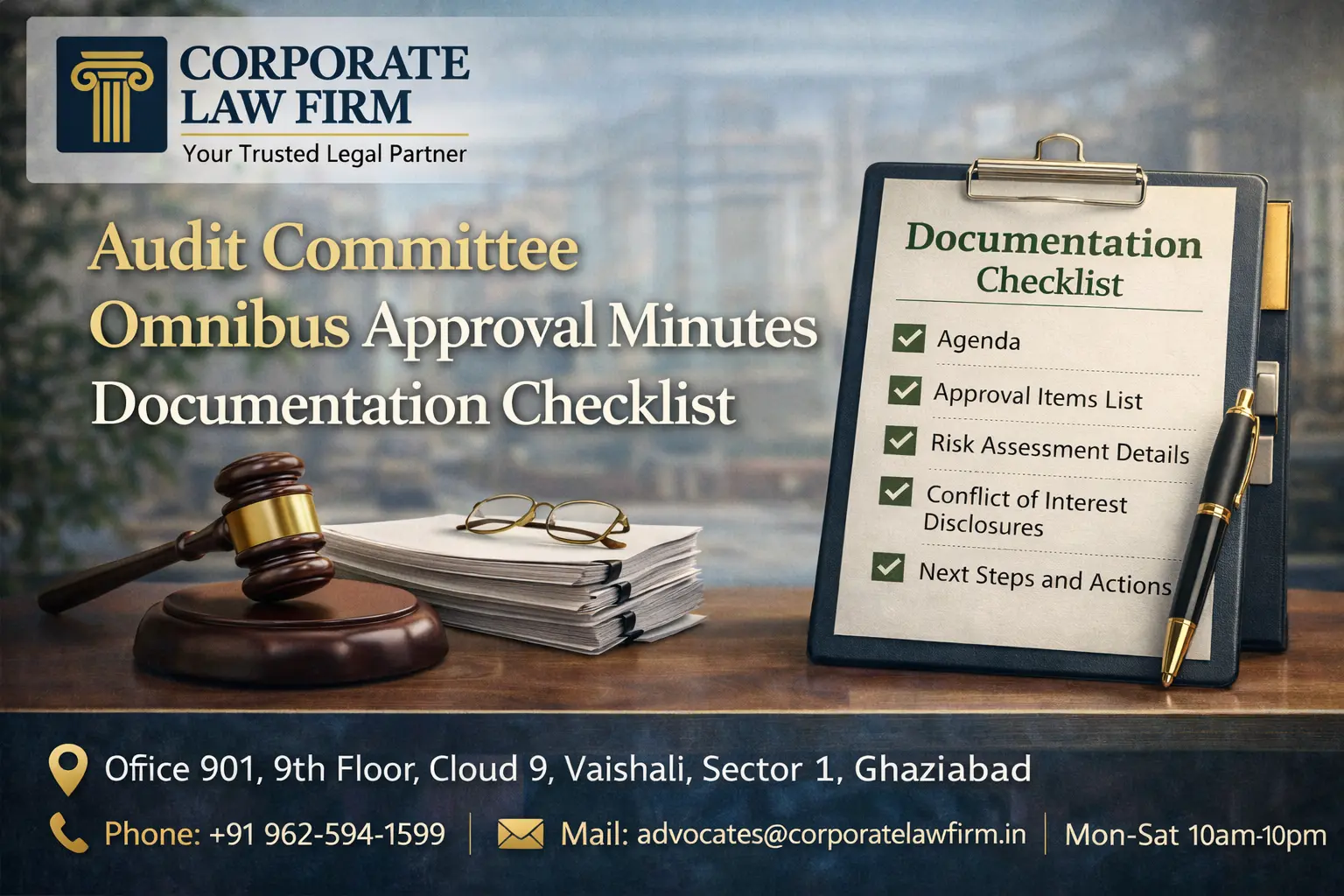 Audit Committee Omnibus Approval Minutes Documentation Checklist