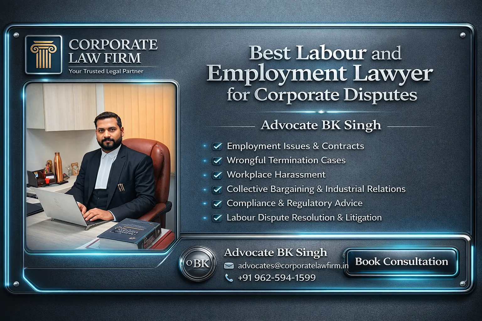 Best Labour and Employment Lawyer for Corporate Disputes