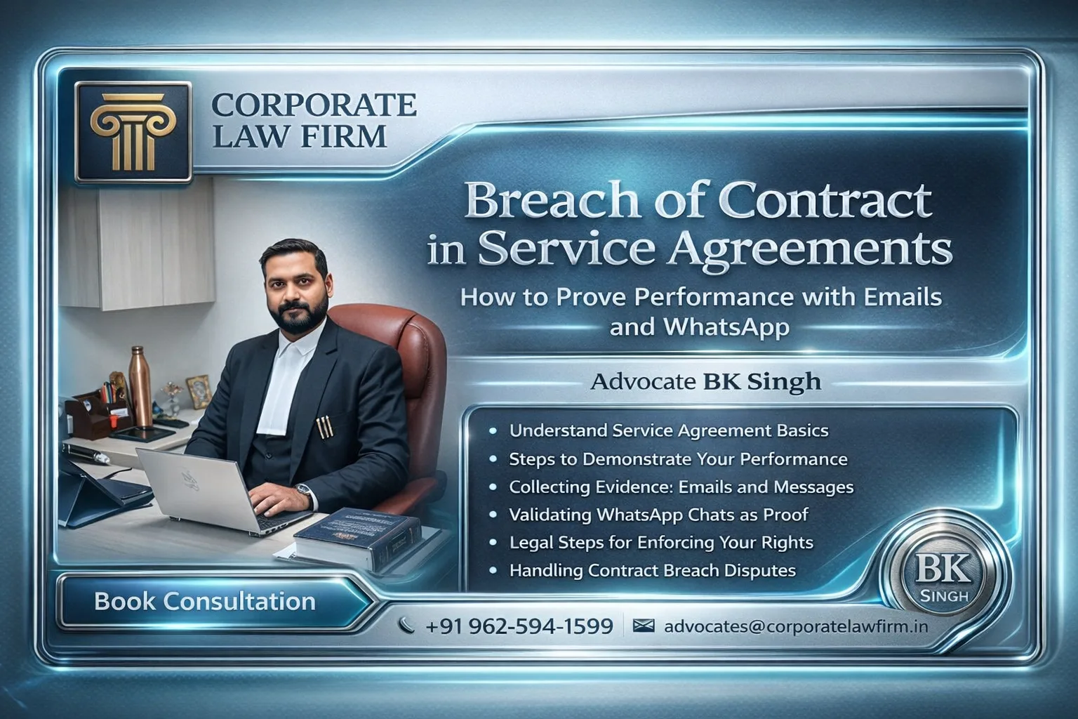 Breach of Contract in Service Agreements How to Prove Performance with Emails and WhatsApp