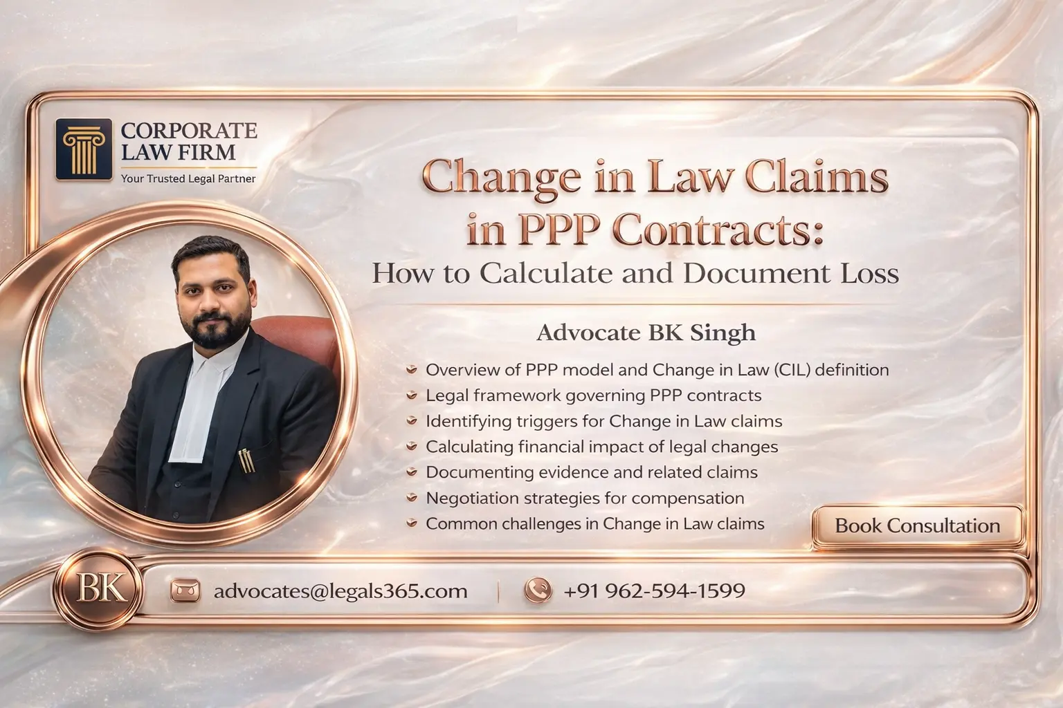 Change in Law Claims in PPP Contracts: How to Calculate and Document Loss