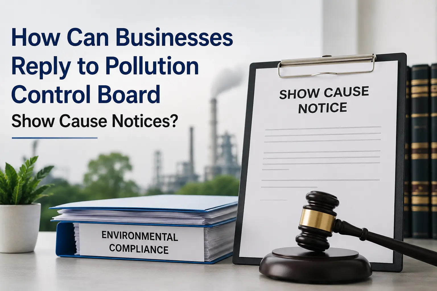 How Can Businesses Reply to Pollution Control Board Show Cause Notices?
