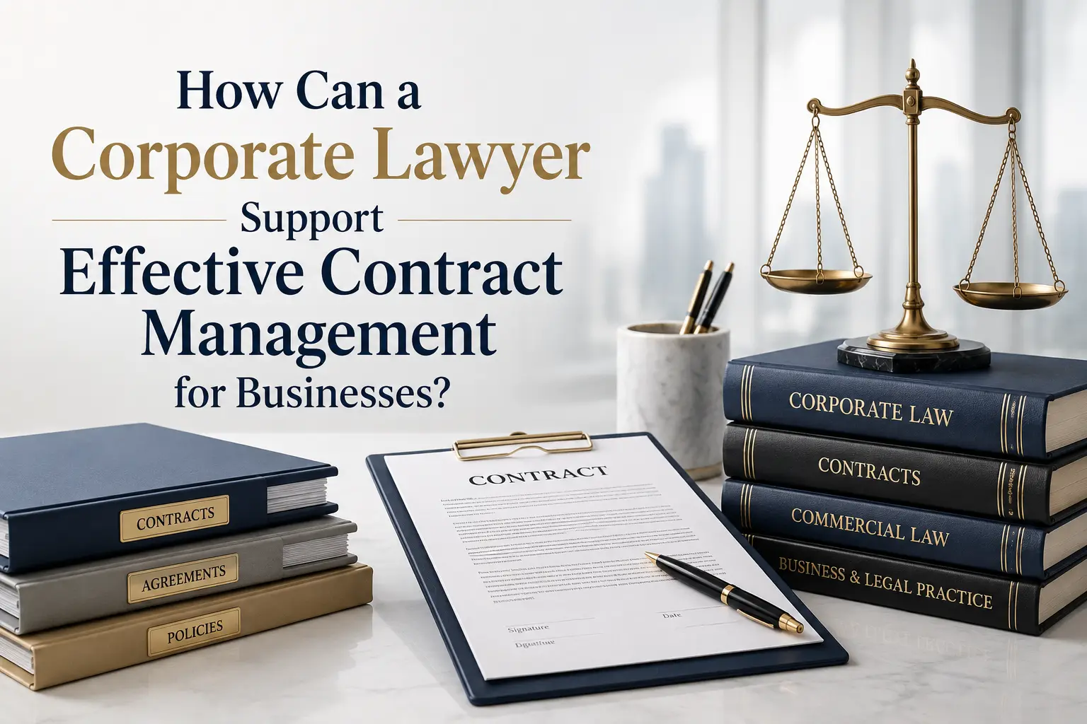 How Can a Corporate Lawyer Support Effective Contract Management for Businesses?