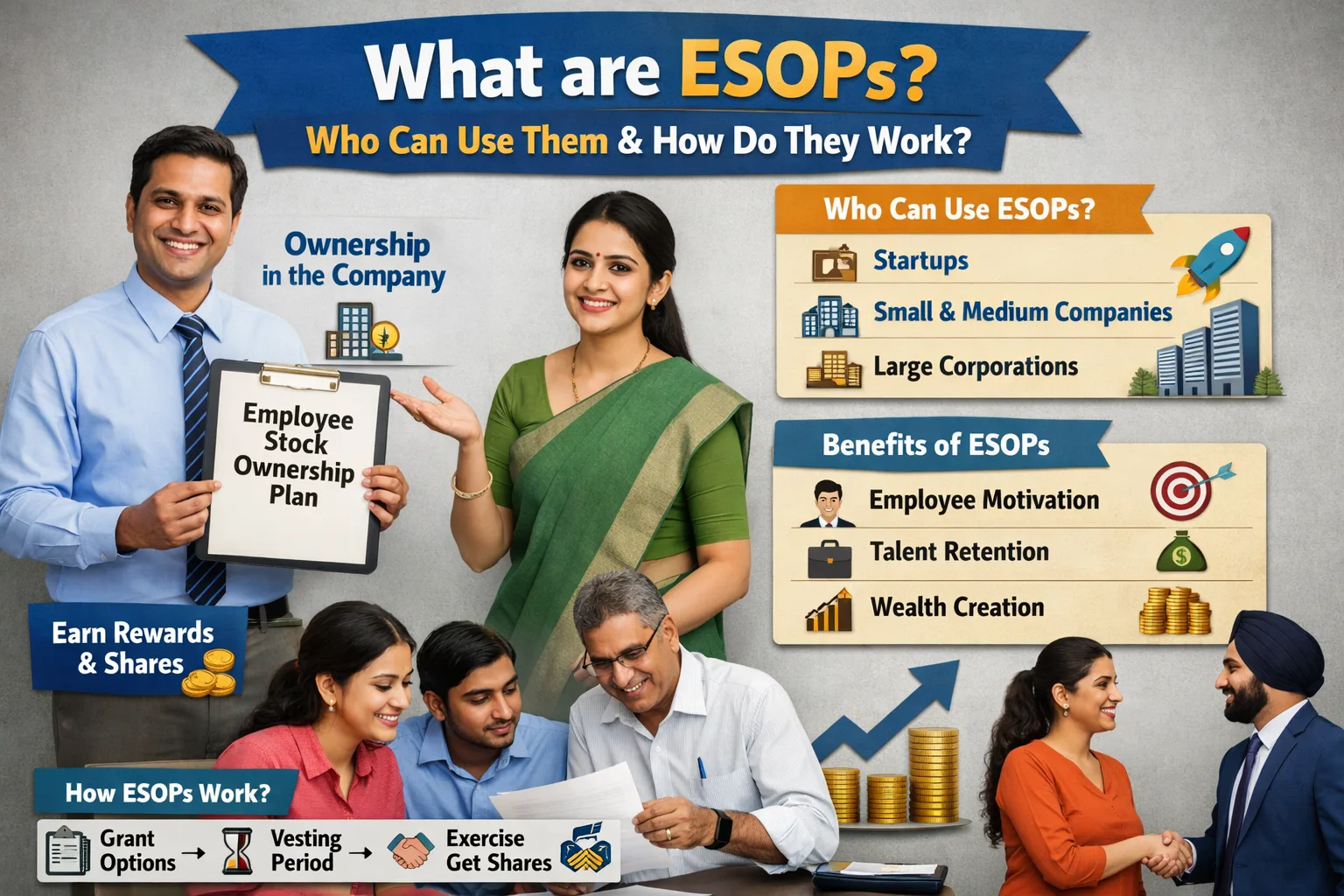 What are ESOPs  who can use them  and how do they work?