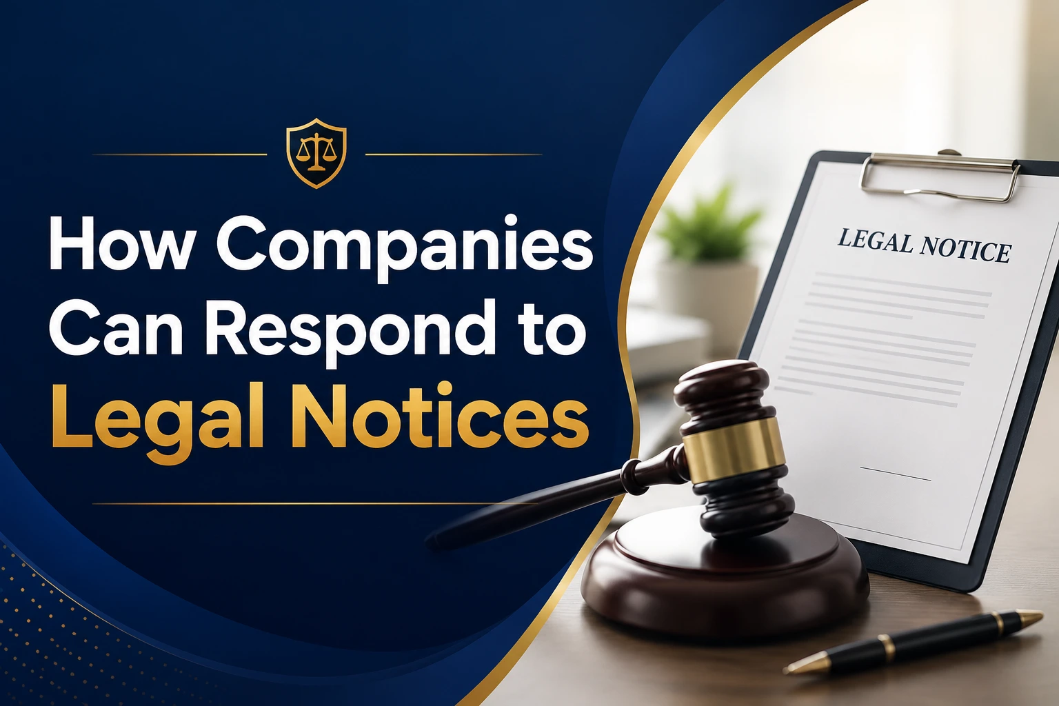 How Companies Can Respond to Legal Notices Professionally