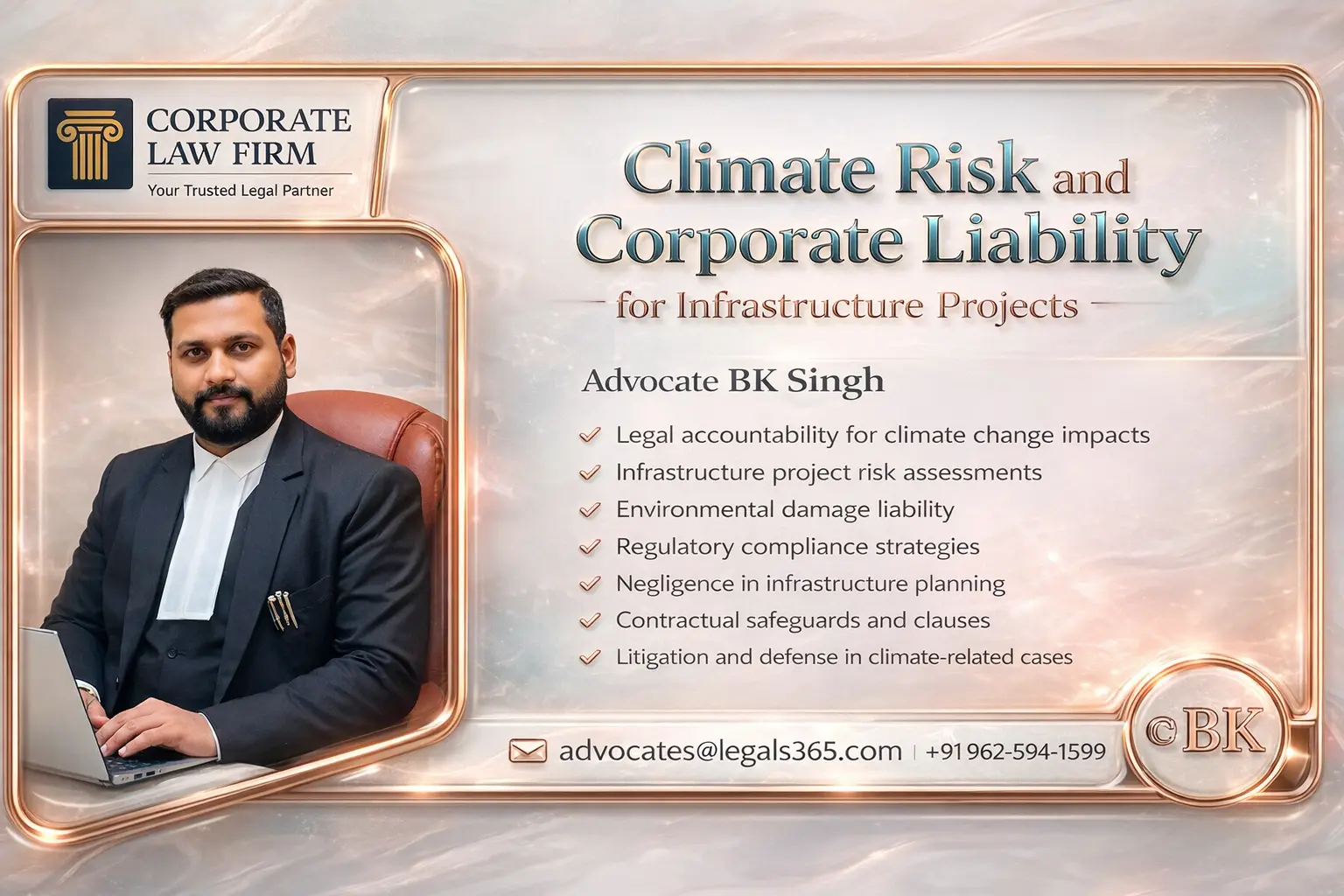 Climate Risk and Corporate Liability for Infrastructure Projects