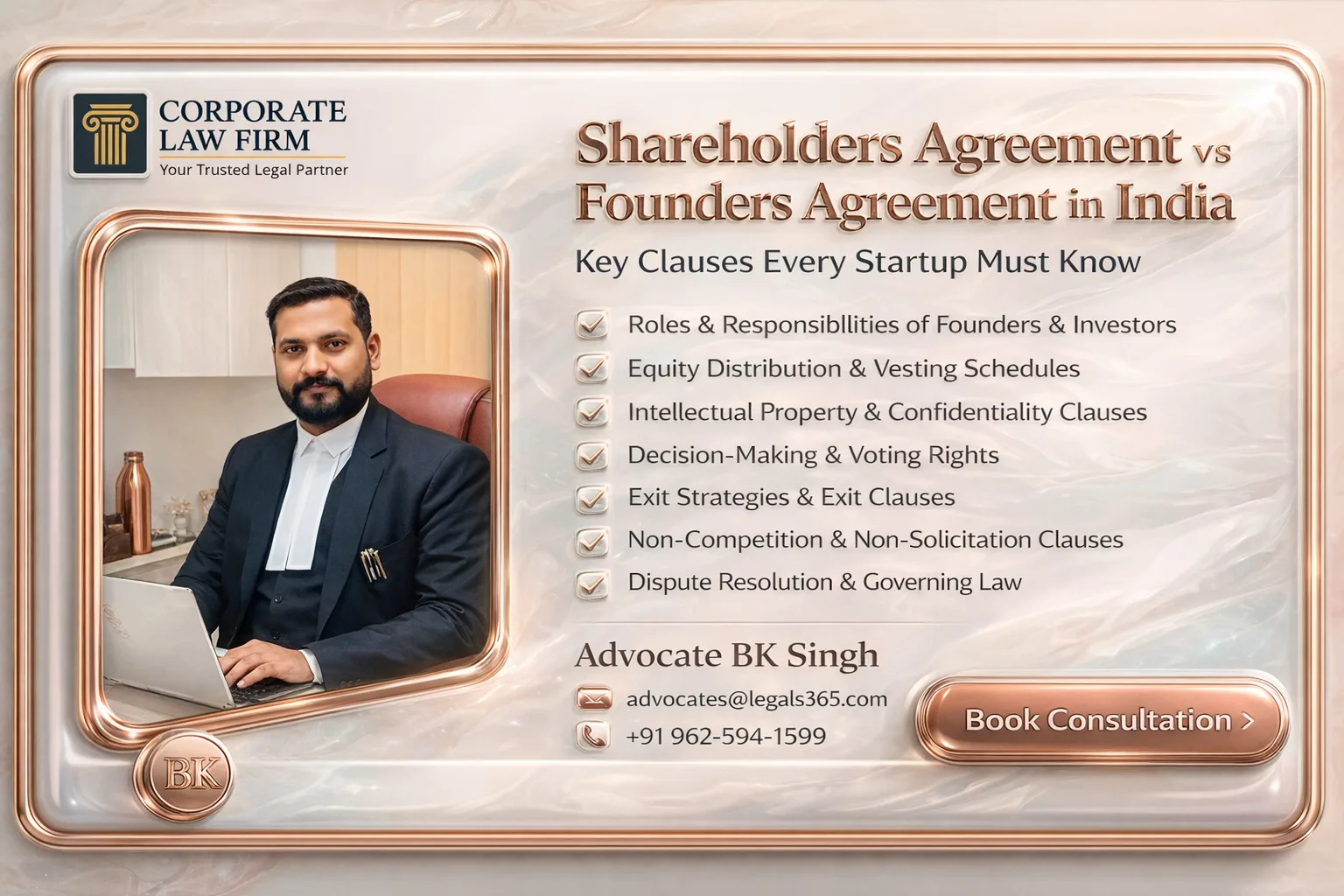Shareholders Agreement vs Founders Agreement in India Key Clauses Every Startup Must Know