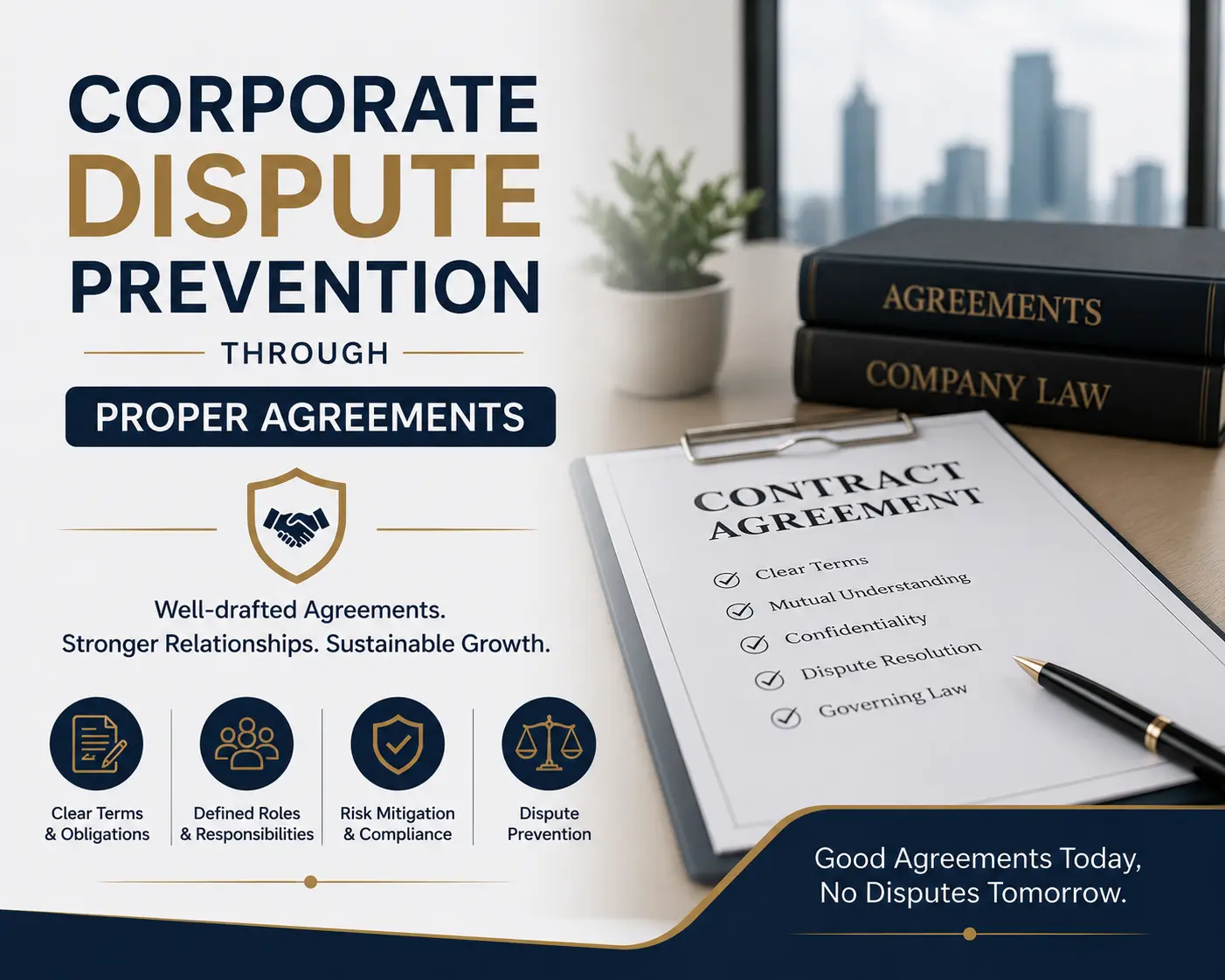 Corporate Dispute Prevention Through Proper Agreements