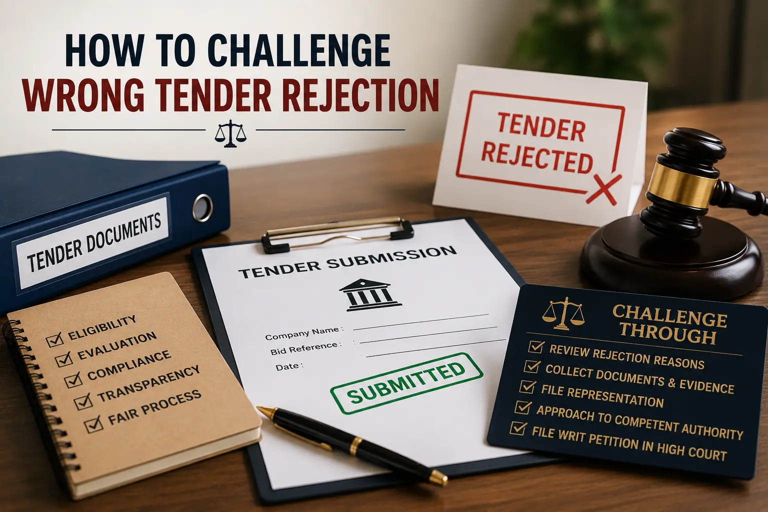 How to Challenge Wrong Tender Rejection