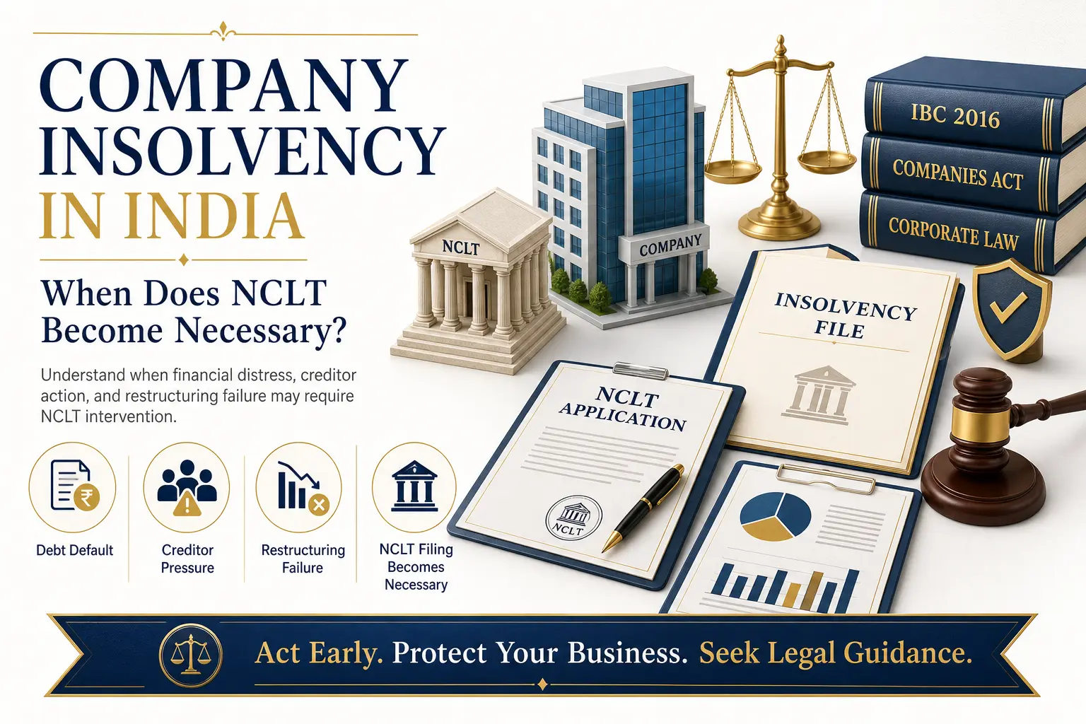 Company Insolvency in India: When Does NCLT Become Necessary?