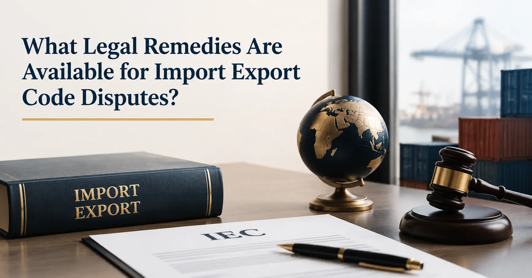 What Legal Remedies Are Available for Import Export Code Disputes?