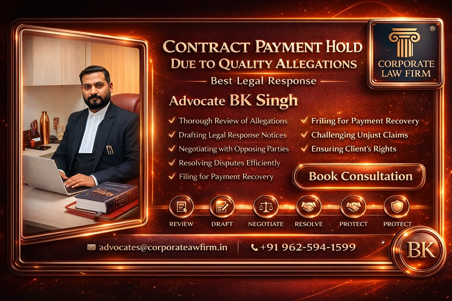 Contract Payment Hold Due to Quality Allegations Best Legal Response