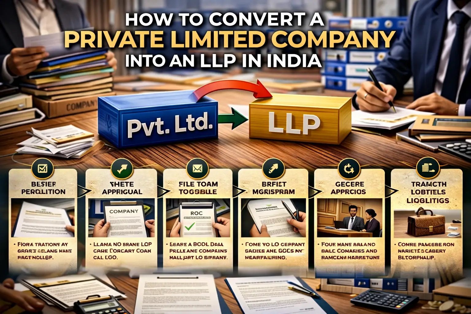 How to Convert a Private Limited Company into LLP in India