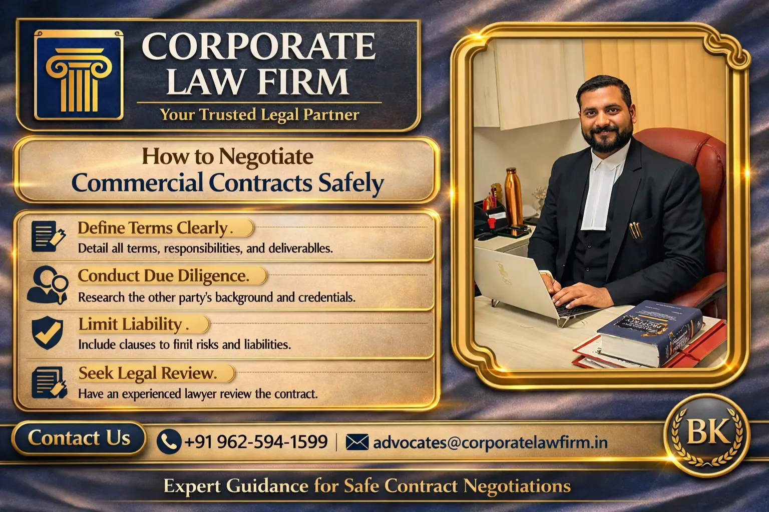 How to Negotiate Commercial Contracts Safely