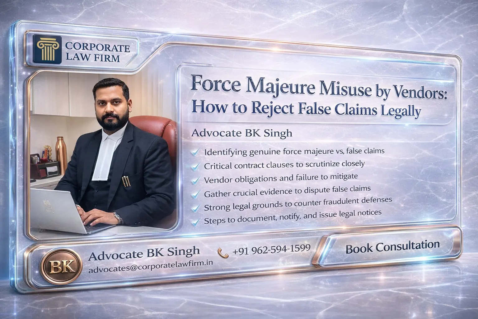Force majeure misuse by vendors: how to reject false claims legally