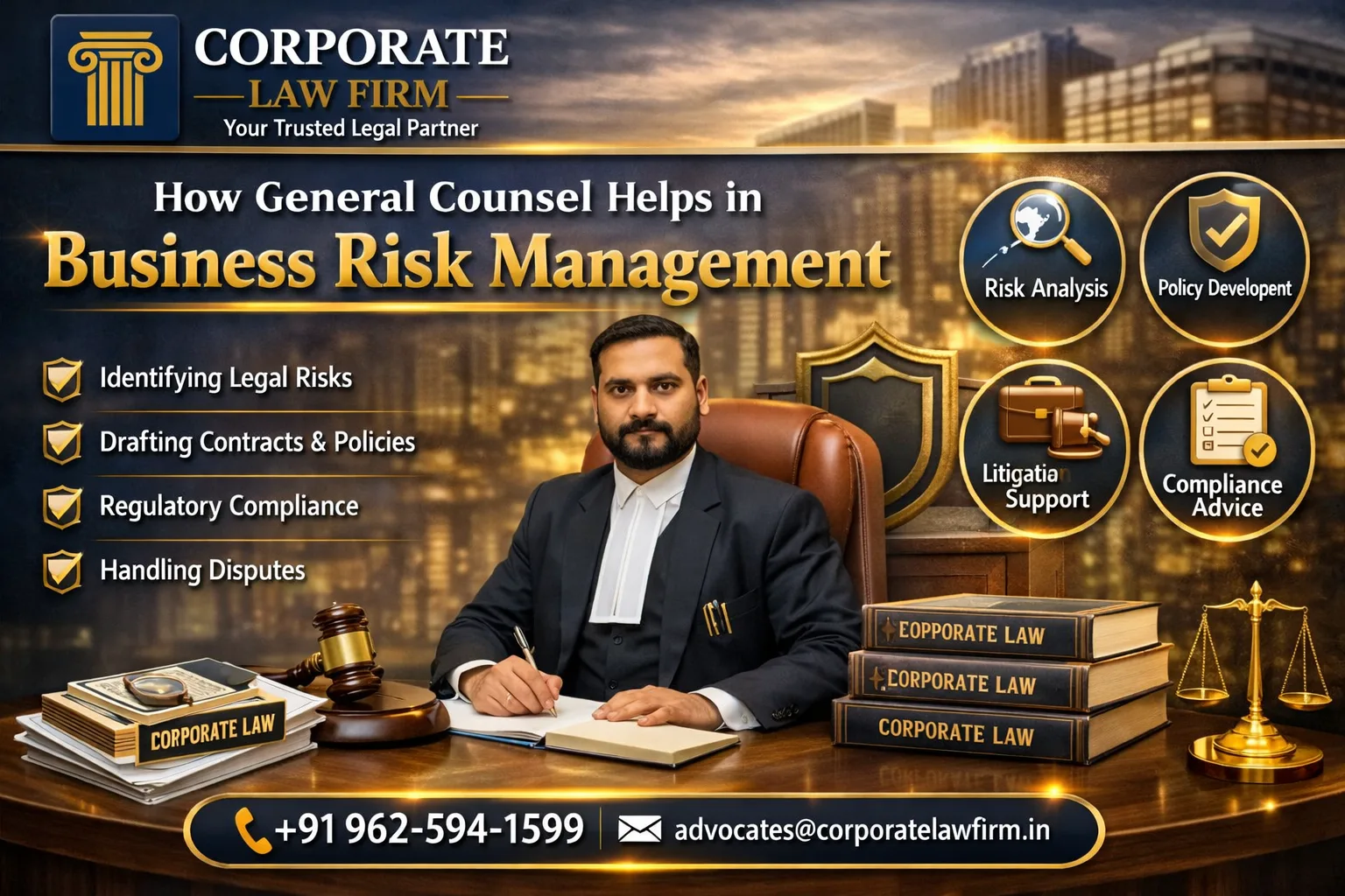 How General Counsel Helps in Business Risk Management for Indian Companies