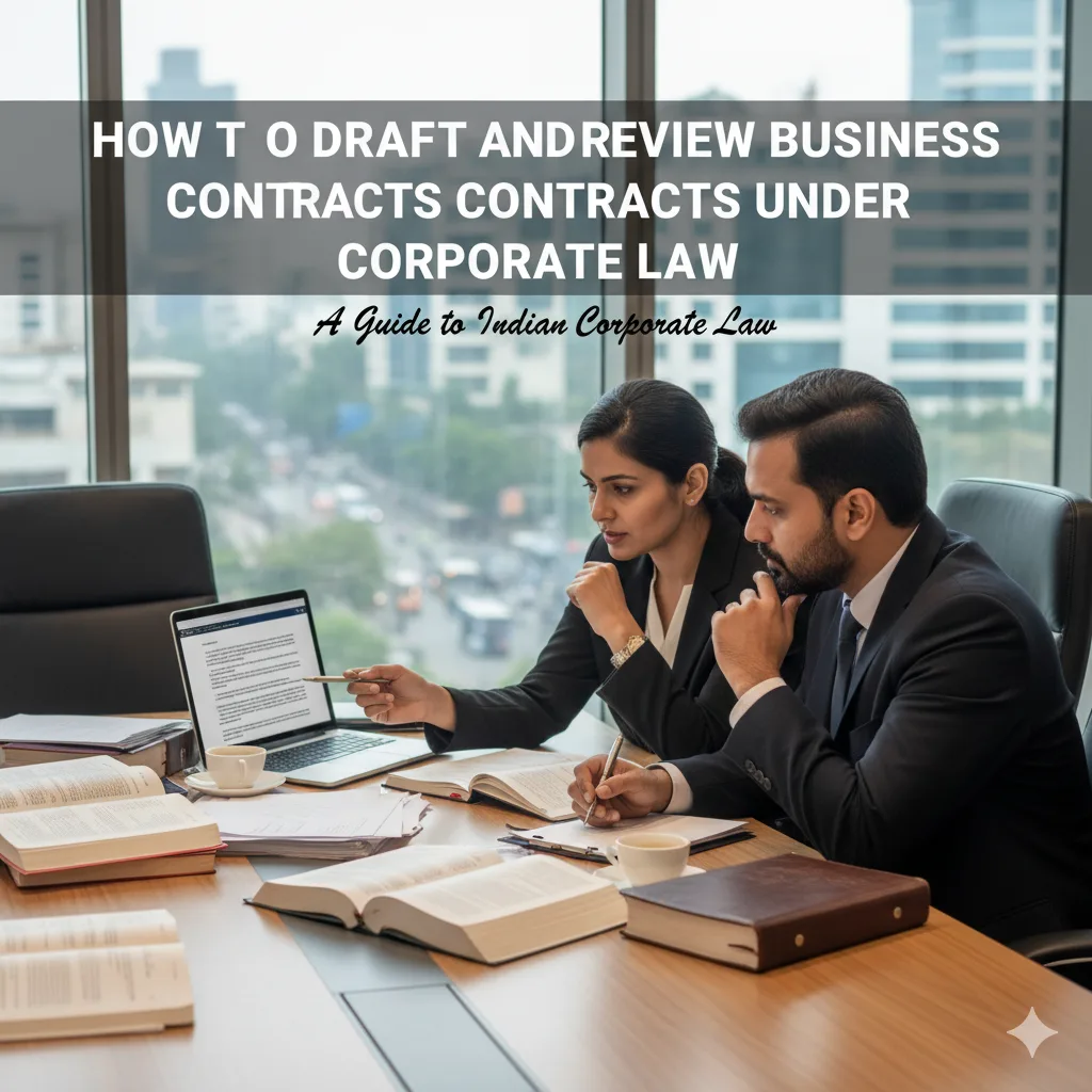 How to Draft and Review Business Contracts Under Corporate Law