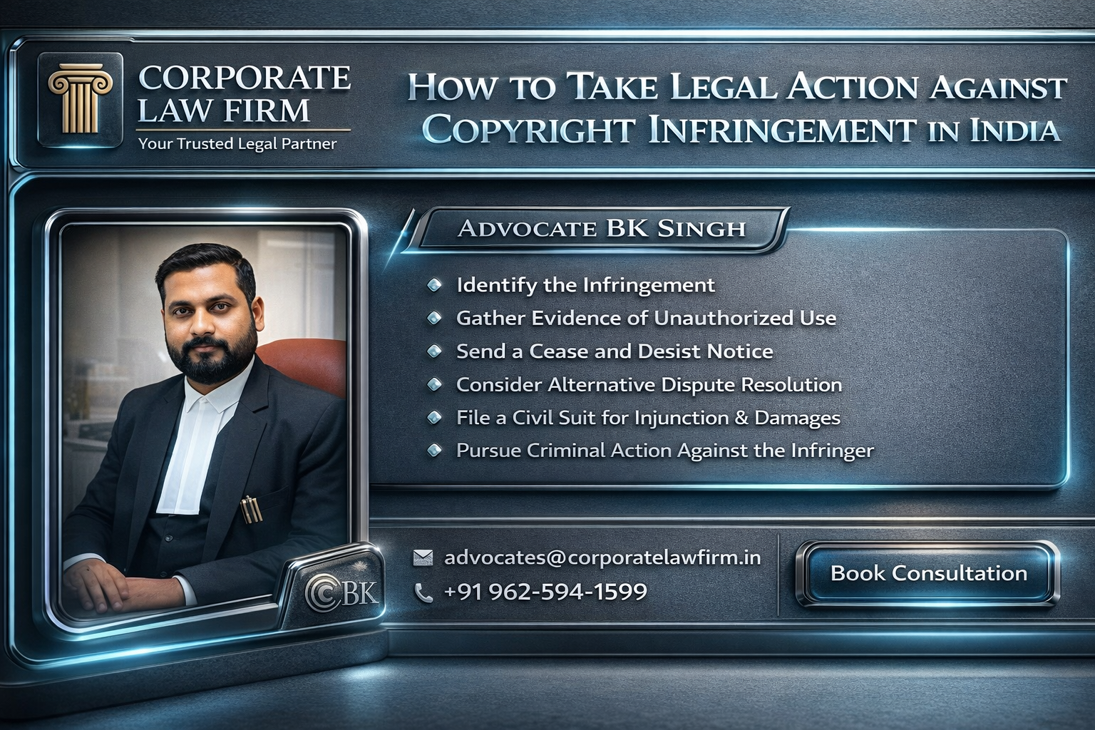 How to Take Legal Action Against Copyright Infringement in India