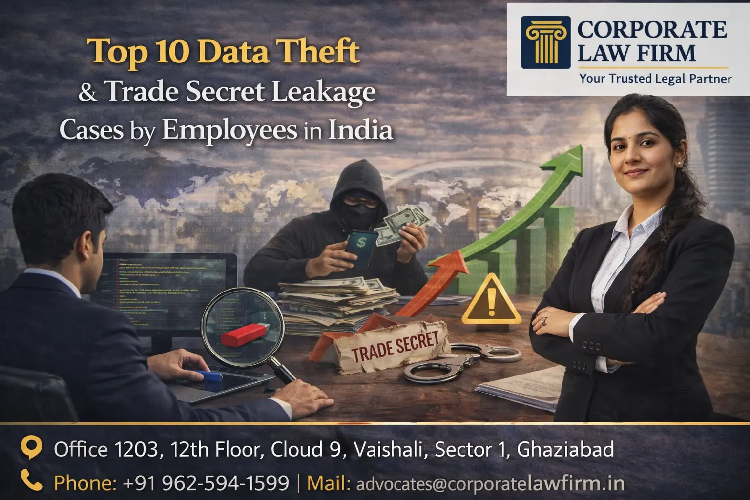Top 10 Data Theft & Trade Secret Leakage Cases by Employees in India
