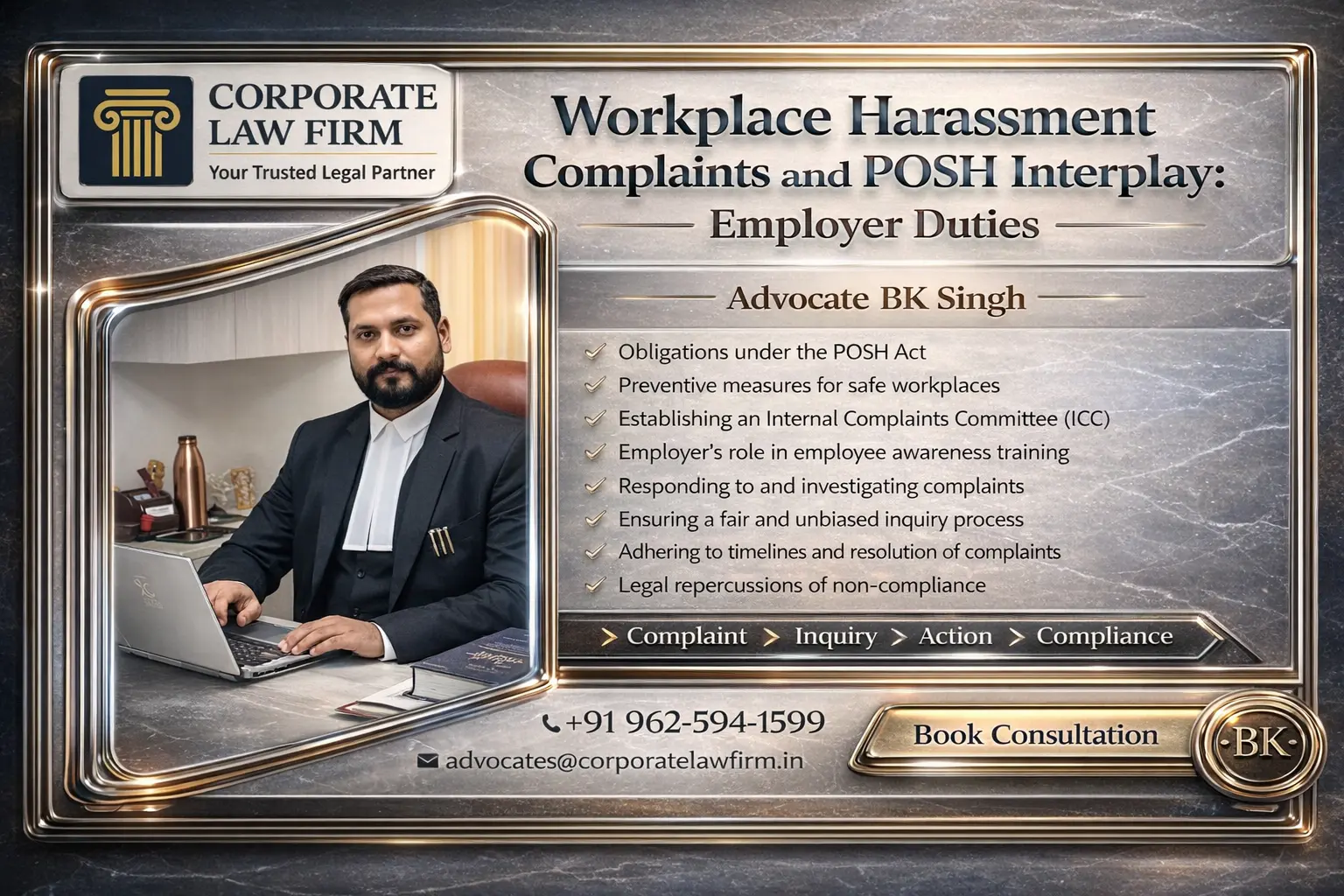 Workplace Harassment Complaints and POSH Interplay Employer Duties